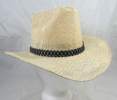 Sombreros de colección Summit de paja vaquero occidental playa fiesta río sombrero talla 6 3/4 Foto 1 de 4