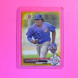 2017 Bowman Prospects Gold, #BP32 Vladimir Guerrero Jr. BLUE JAYS Rookie, #d4/50 - Foto 1 di 1