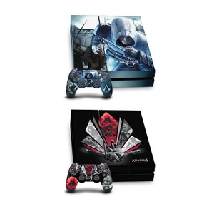 OFFICIAL ASSASSIN'S CREED GRAPHICS VINYL SKIN FOR SONY PS4 CONSOLE & CONTROLLER - Picture 1 of 10