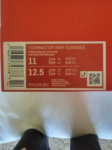 Nike Terminator High weiß/rot FV4336-001 GRÖSSE M 11 BRANDNEU DS - Bild 1 von 9