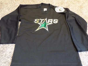 Maglia Minnesota North Stars 1991 Nera NHL (LG) Vintage Hockey 25 Anni Patch Dallas - Foto 1 di 6