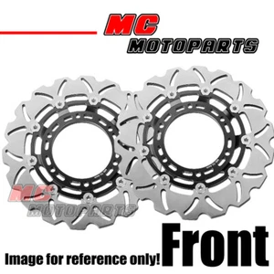 Stainless Steel 300MM Front Brake Disc 2pcs For ETV 1000 CAPO NORD ABS 2001-2007 - Bild 1 von 6