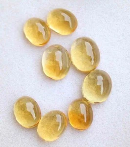 15.20 Ct 100% NATURAL EARTH MINED CITRINE CABOCHON LOOSE GEMSTONE - Picture 1 of 2