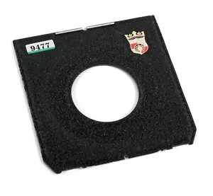 Genuine Wista Linhof technika style lensboard with #1 centered hole #9477 - Picture 1 of 2