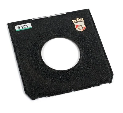Genuine Wista Linhof technika style lensboard with #1 centered hole #9477 - Image 1 of 2