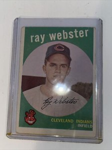 1959 Topps #531 Ray Webster high number 