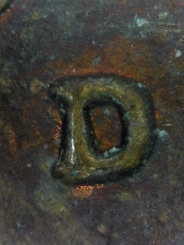 1948-D Toned Lincoln Wheat Cent Penny Repunched Mintmark RPM Error #E382 Cover