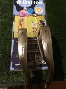 TaylorMade Firesole Tungsten Titanium Irons Set (3 & 4 Irons) Stiff Steel Shafts - Picture 1 of 7