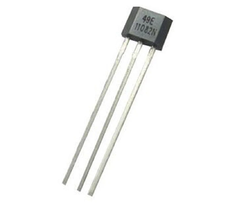 100pcs 49E Hall Element OH49E SS49E Hall Effect Sensor Linear Switch