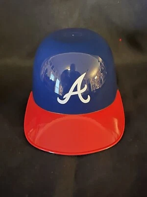 Atlanta Braves MLB 8oz Snack Size / Ice Cream Mini Baseball Helmets NEW - Image 1 of 3