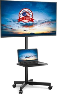 Soporte móvil de TV de 23"" a 60"" con altura ajustable Y Ruedas Mueve Facil 2023 - Imagen 1 de 8