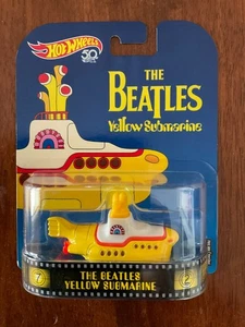 Hot Wheels 2017 Retro Entertainment The Beatles Yellow Submarine - Picture 1 of 3