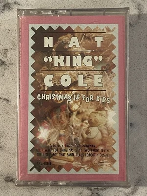 Nat King Cole Christmas Is For Kids (1991) - CASSETTE, NEW AND SEALED - Image 1 of 2