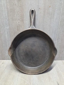 De colección Griswold No. 8 sartenes de hierro fundido 704 logotipo pequeño 11" - Imagen 1 de 10