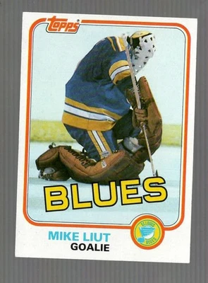 1981-82 Topps Mike Liut St. Louis Blues #20 Near Mint or Better - Image 1 of 2