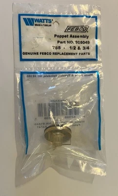 Peça de montagem FEBCO 765 1/2" - 3/4" POPPET #905049 643925025361 original do fabricante - Imagem 1 de 2