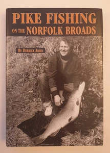 SIGNED 1st Pike Fishing on the Norfolk Broads Derrick Amies scarce angling book - Picture 1 of 3