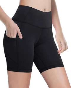 Youth Girls 4"Volleyball Spandex Shorts Kid Biker Cheer Dance Yoga Athlete - Picture 1 of 12