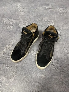 Giuseppe Zanotti schwarze Leder High Top Sneaker Gr. 42 - Bild 1 von 11