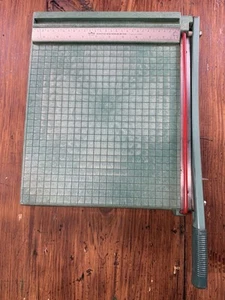 Vintage Photo Materials Premier Paper Cutter Guillotine 12"x12" - Picture 1 of 14