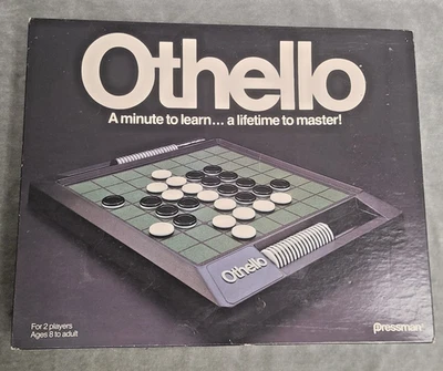 Othello Board Game - Pressman Vintage 1990 COMPLETE - Image 1 of 4