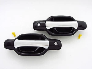 03 - 11 ISUZU D-MAX HOLDEN RODEO RA COLORADO PAIR FRONT OUTER DOOR HANDLE CHROME - Picture 1 of 2