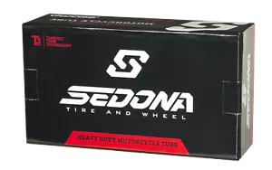 SEDONA HEAVY DUTY TAPERED MOTORCYCLE TUBE TR-4 STEM 2.50/2.75-19 87-0377 - Foto 1 di 3