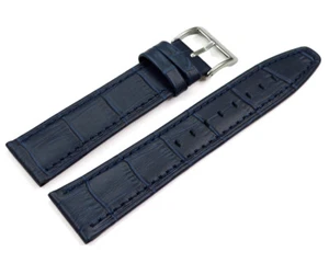 Festina Uhrenarmband blau F20012/3 F20012 Leder mit Krokoprägung - Bild 1 von 1