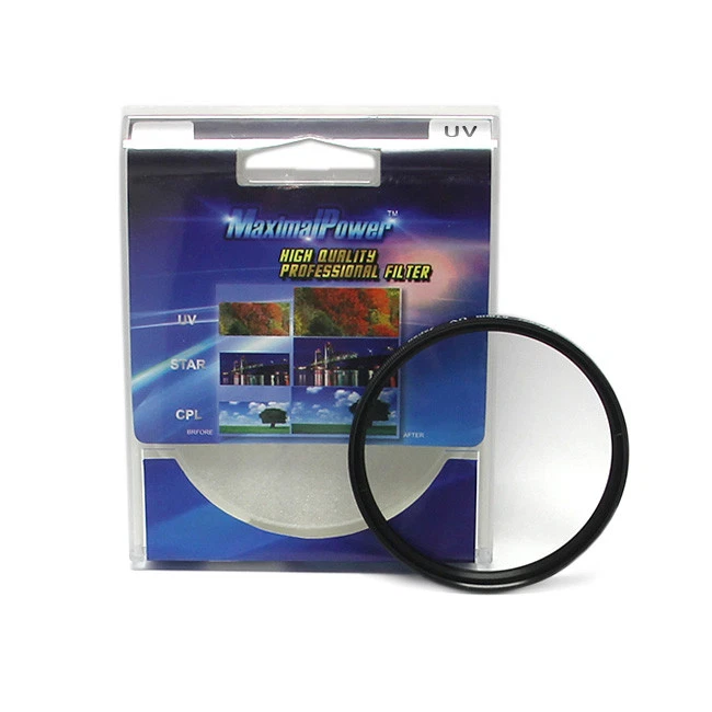 MaximalPower 74mm Ultraviolet UV Lens Filter Cover for Canon Nikon Olympus Sony - Image 1 of 2