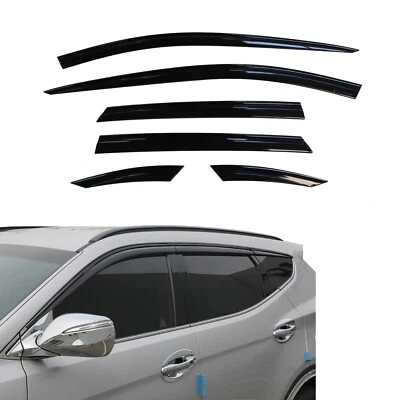 Auto Clover Wind Deflectors Set for Hyundai Santa Fe 2013 - 2018 (6 pieces) - Image 1 of 4