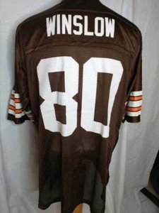NFL Reebok Cleveland Browns Kellen Winslow #80 Jersey Men Size XL - Picture 1 of 4