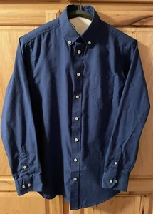 BOY’S CHAPS DARK BLUE L/S BUTTON DOWN SIZE 16 - Picture 1 of 9