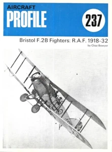 Avión de perfil #237 Bristol F.2B Fighters RAF 1918-1932 británico - Imagen 1 de 4