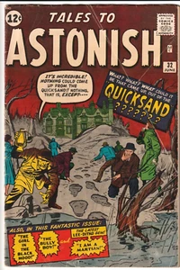 Tales to Astonish #32 1962 Marvel Comics 3.0 GD/VG JACK KIRBY & DICK AYERS COPERTINA - Foto 1 di 14