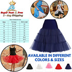 Petticoat Dance Swing Skirt Vintages 50s Prom Tutu Underskirt Small To Plus Size