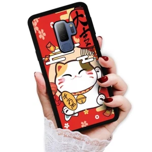 ( For Samsung S9 Plus / S9+ ) Back Case Cover AJ12760 Lucky Cat - Picture 1 of 6