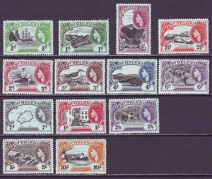 St Helena 1953 SC 140-152 MH Set - Bild 1 von 2