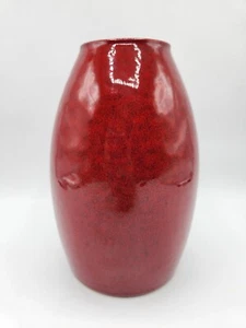 Scheurich W Germany Mid Century Modern Vase 629-18 dark red mcm - Picture 1 of 7