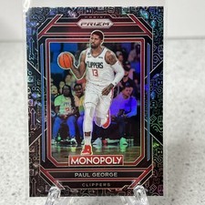 2022-23 NBA Prizm Monopoly Paul George SSP Icons Black Limited Edition #38 🔥🔥