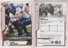 2020 Upper Deck CFL Red /165 Sean McEwen #174