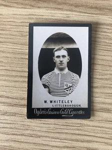 W. Whiteley - Littleborough - OGDENS GUINEA GOLDS-FOOTBALLERS BASE M 1899 - Foto 1 di 2