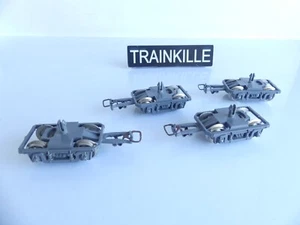 850 / JOUEF 4 BOGIES GRIS POUR VOITURE VOYAGEURS CIWL / POSTALE ANNEE 70 - Imagen 1 de 2