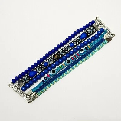 Armband türkisches magisches Auge Nazar Evil Eye boncuk Magnetverschluss Vintage - Bild 1 von 3