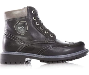 SCARPE SCARPONI STIVALI BIMBO NERO GIARDINI A533770M PELLE 101 GRIGIO ORIGINALE - Picture 1 of 3