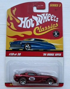 NEW HOT WHEELS CLASSICS SERIES 3 RED '06 DODGE VIPER - Picture 1 of 2