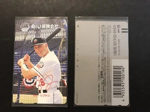 Japan Cal Ripken Rare Mint Unused Phonecard NTT "No Holes" KAR77 - Picture 1 of 1