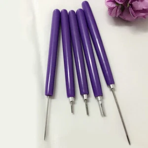 5PCS Set Paper Bead Roller Tool Pen Handle DIY Slotted Winding Pins Crafts Kit - Picture 1 of 9