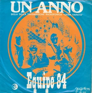 EQUIPE 84 UN ANNO / NEL RISTORANTE DI ALICE 1968 RECORD YUGOSLAVIA 7" PS - Picture 1 of 4
