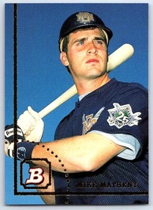 1994 Bowman Mike Matheny Rookie Milwaukee Brewers #673 - Picture 1 of 2