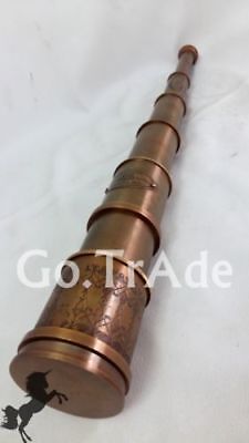 Vintage Style Victorian 1915 Marine Maritime Solid Brass Telescope ANTIQUE Gift  • 44.65$